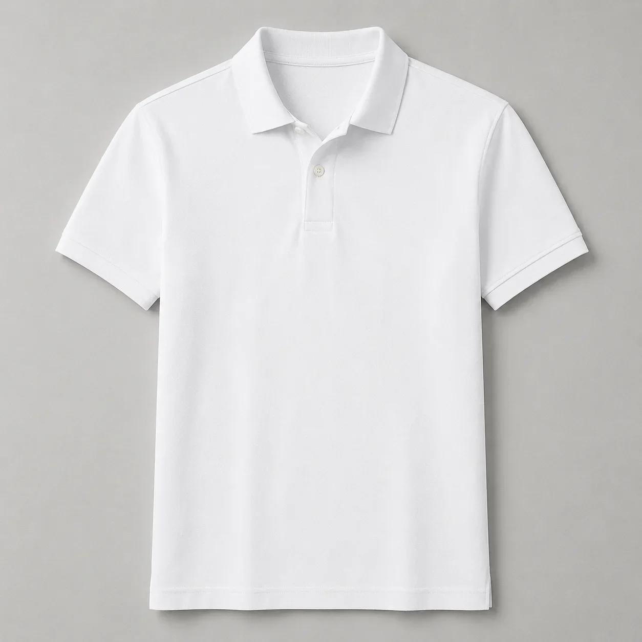 Premium White Polo T-Shirt