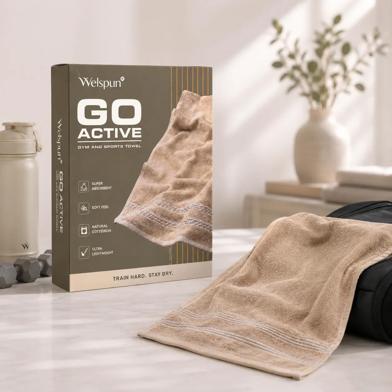 Welspun Go Active Gym Towel (380 GSM)