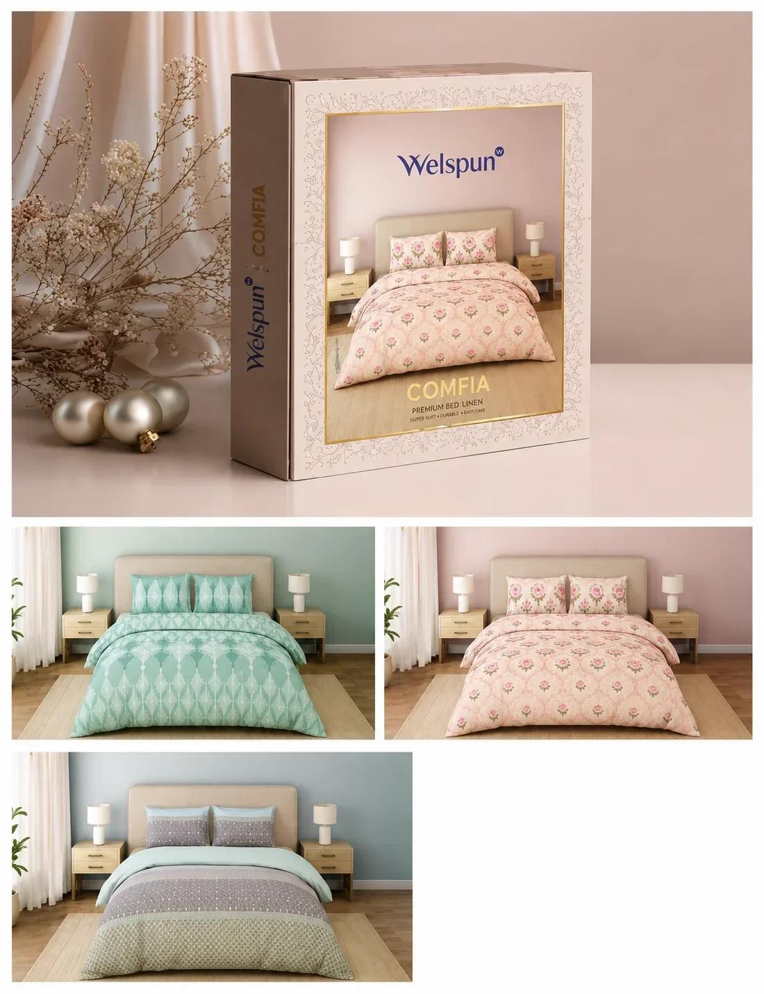 Welspun Comfia Premium Bed Linen Packaging
