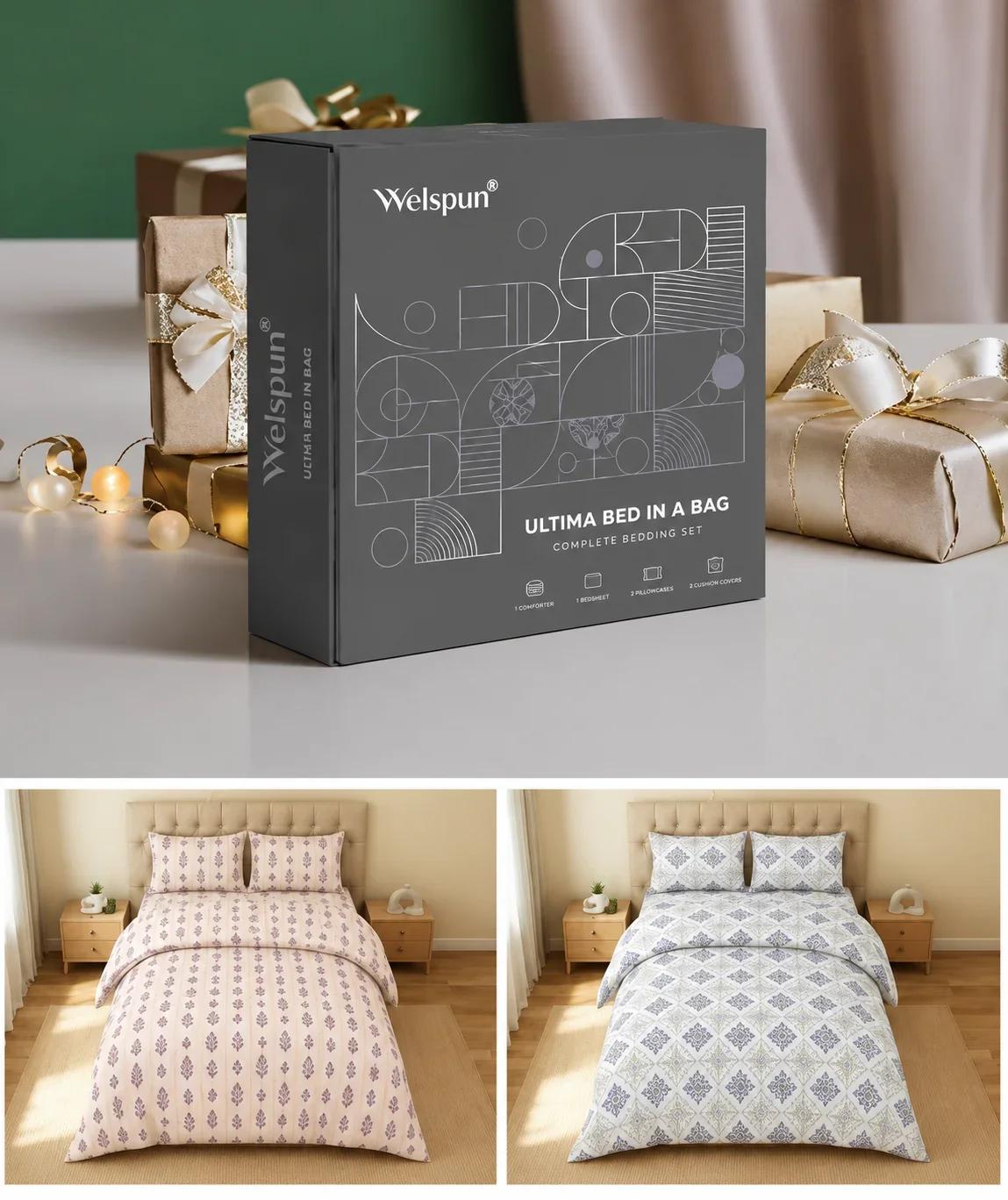 Welspun Ultima Bed in a Bag Complete Bedding Set