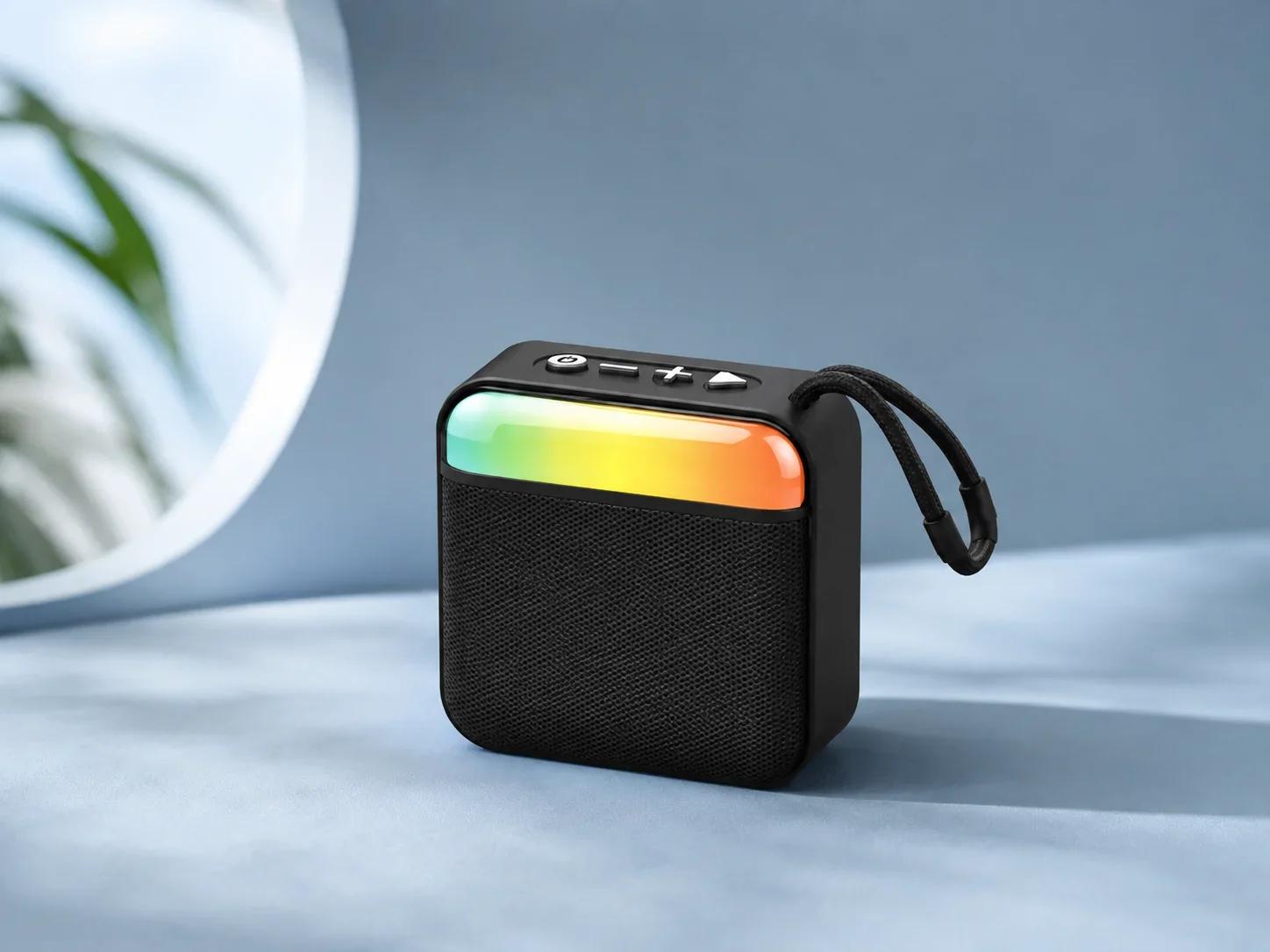 Square Wireless Speaker With RGB Light Corporate Gifts