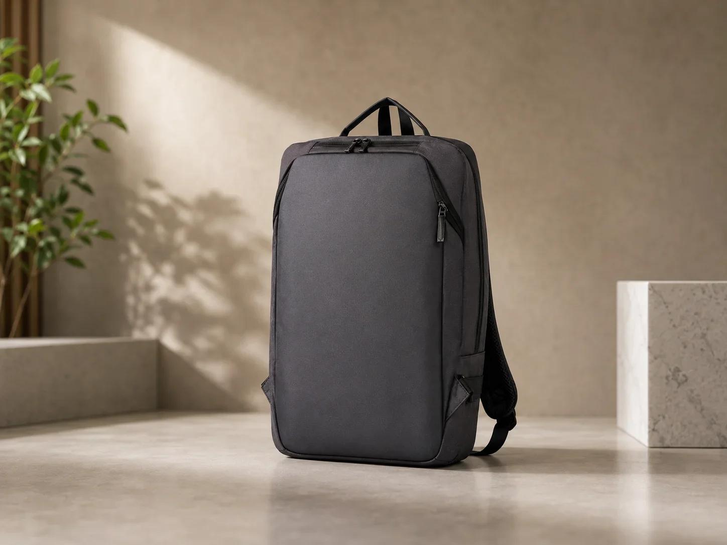 UrbanGear Slim Charcoal Charcoal Grey Laptop Backpack