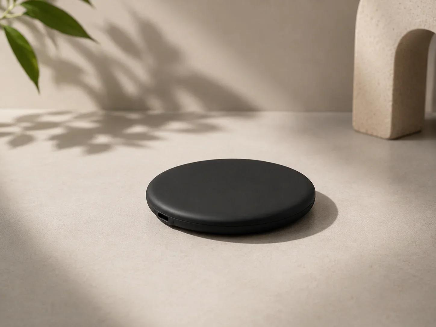 UrbanGear Slim Matte Black Wireless Charging Pad