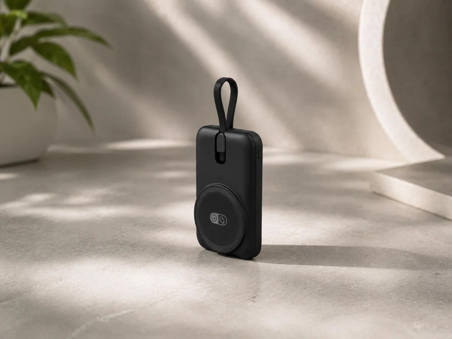 UrbanGear Magnetic Wireless Power Bank with Built-in Lanyard