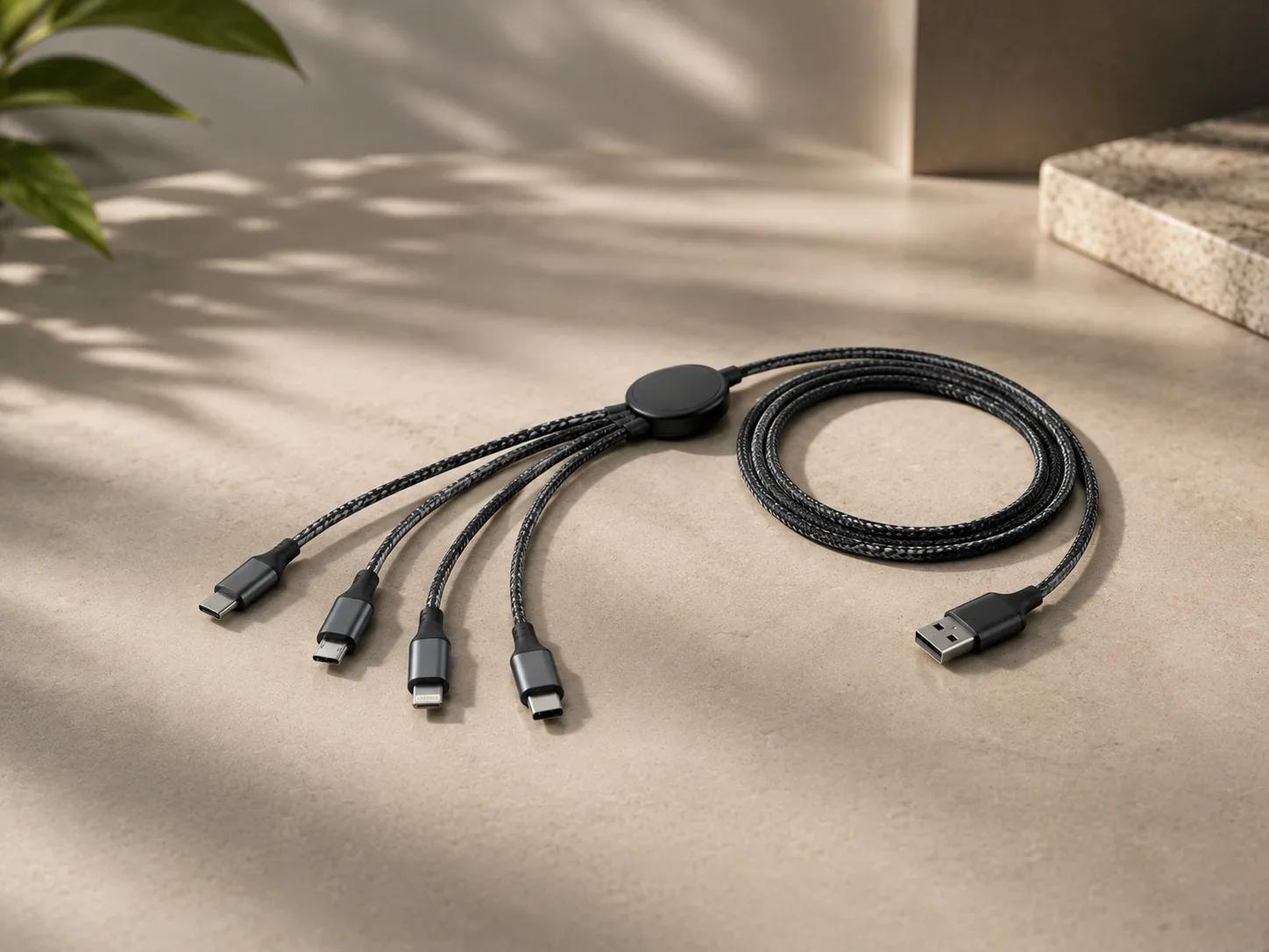 UrbanGear 4-in-1 Braided Multi-Charging Cable