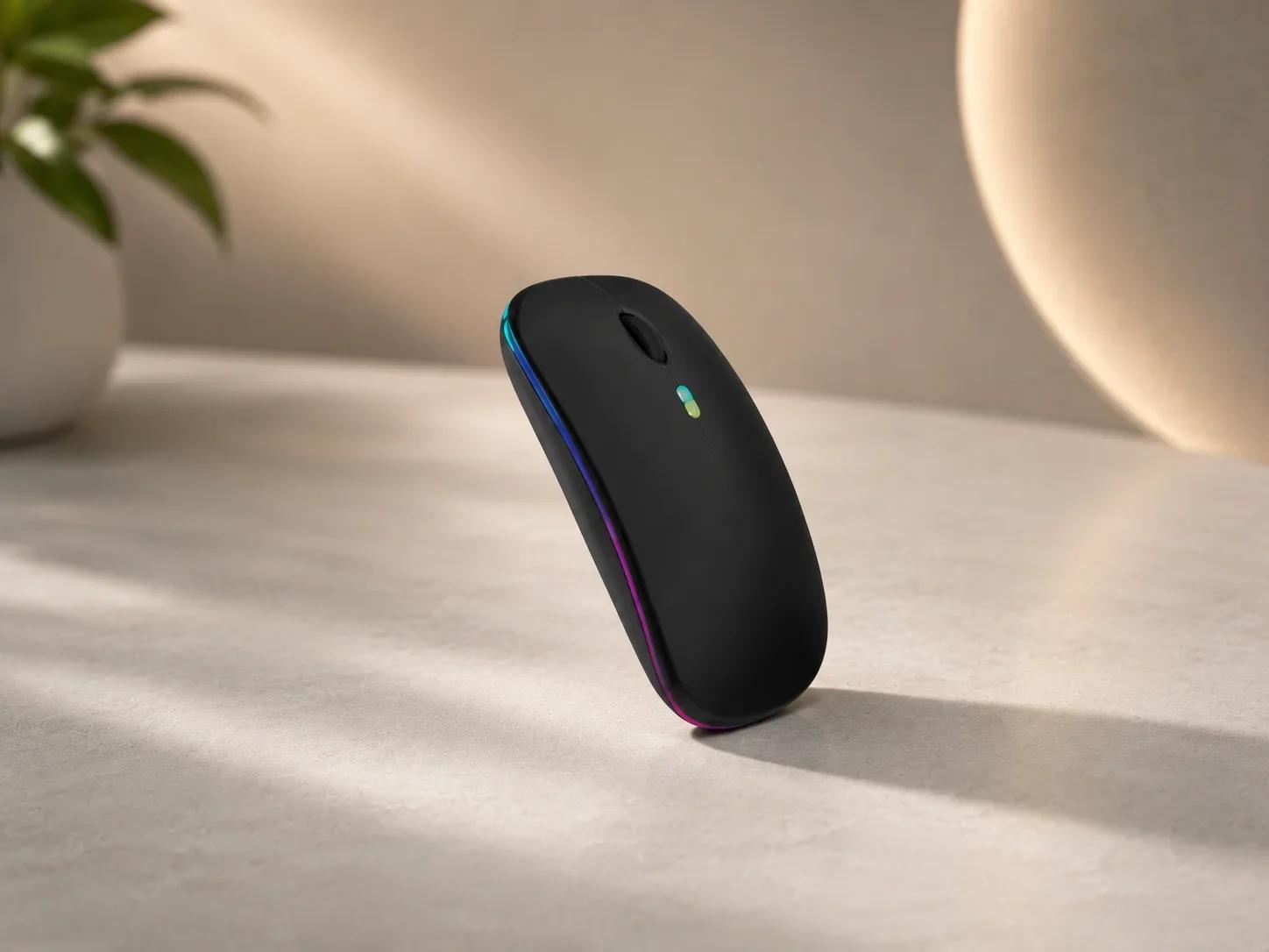 Lapcare Prism Glow Rechargeable Wireless Optical Mouse