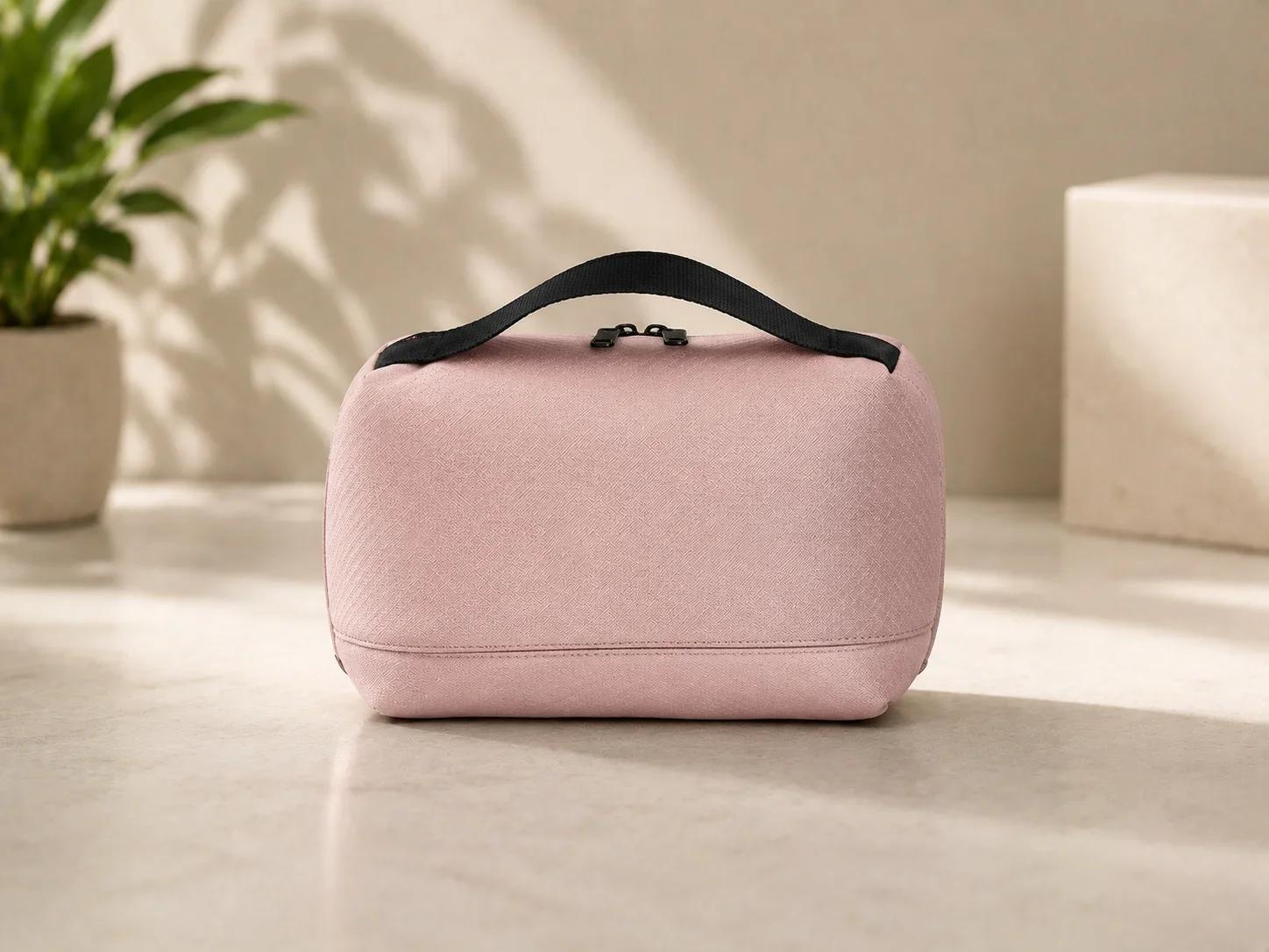 Lapcare Bloom Case Compact Travel Tech & Toiletry Organizer Blush Pink