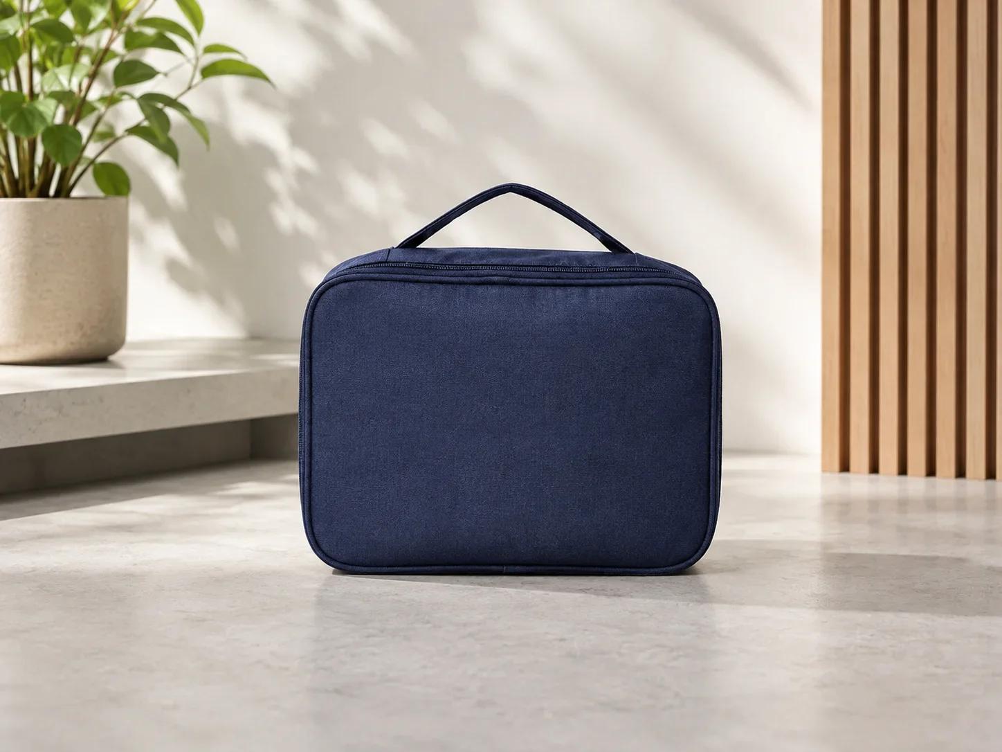Lapcare Vault Case Minimalist Electronic Cable & Travel Organizer Deep Indigo
