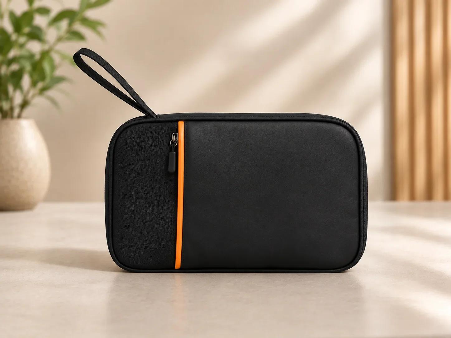 Lapcare StealthPro Wristlet Utility & Tech Organizer Onyx Black