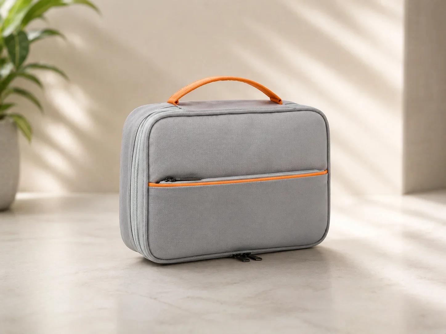 Lapcare UrbanTrek Dual Tone Cable & Accessory Organizer Light Grey
