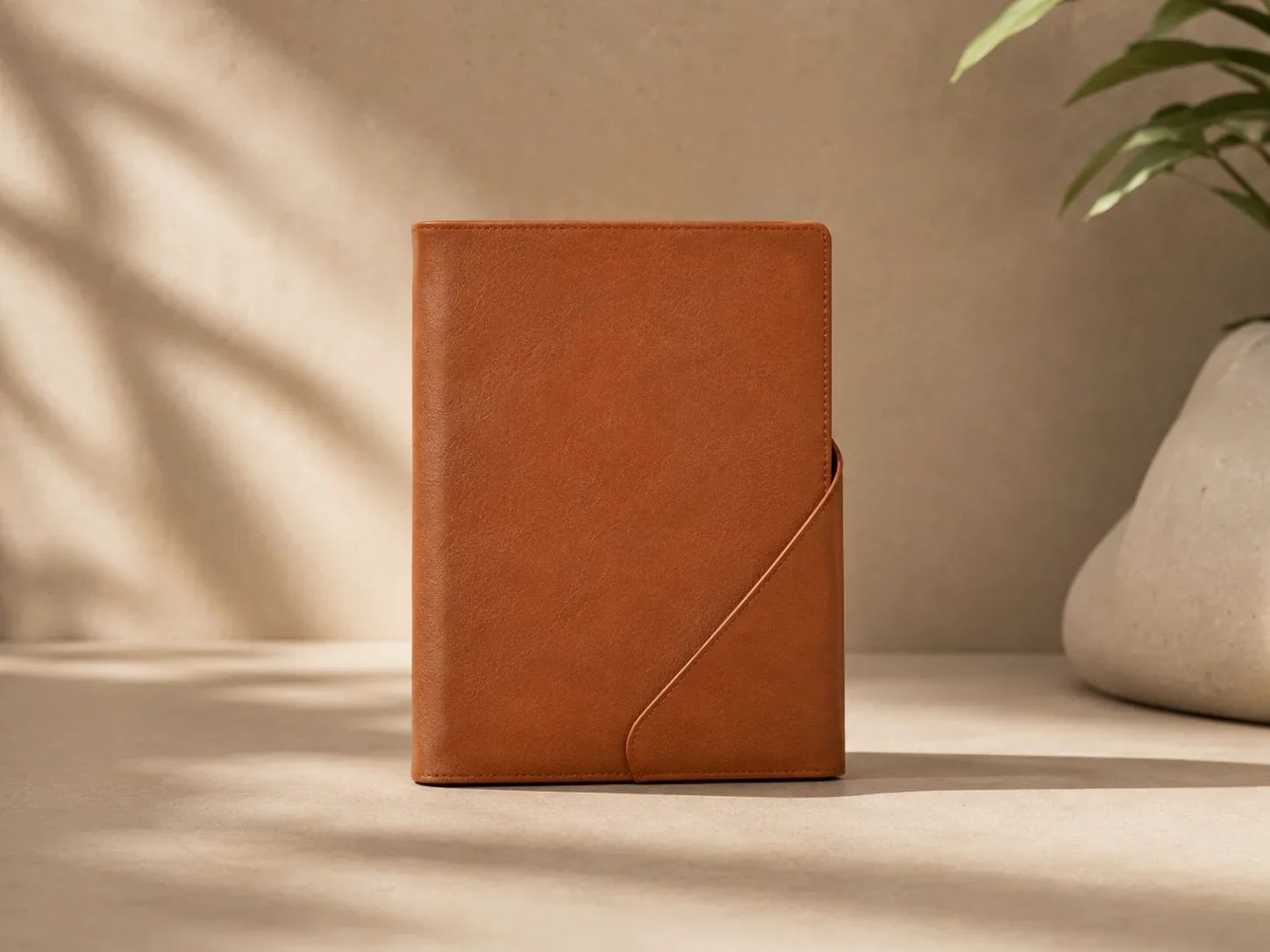Lapcare Executive Faux Leather Notebook with Front Pocket Slot