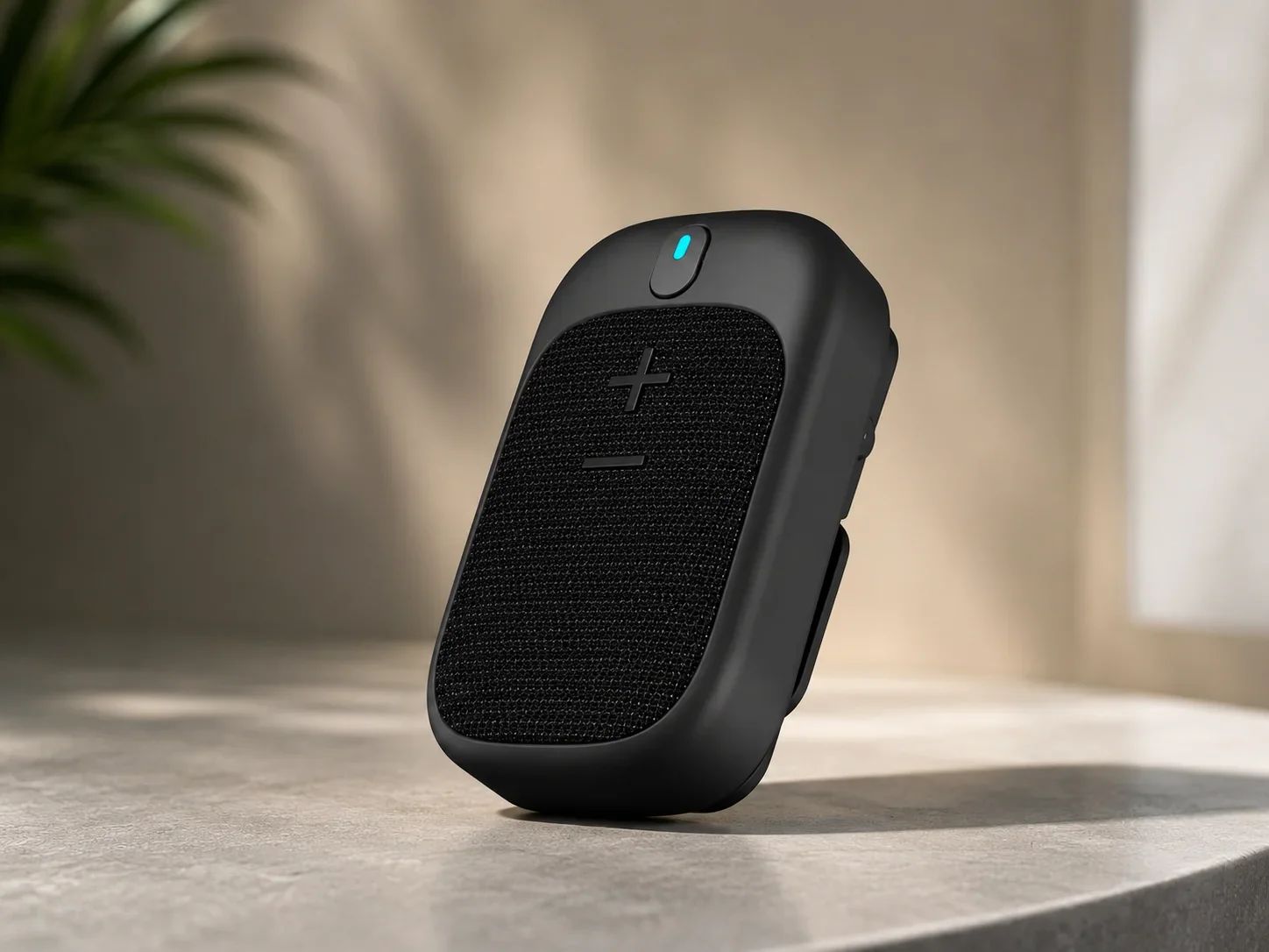 Protonics Compact Wireless Bluetooth Speaker with Fabric Grille