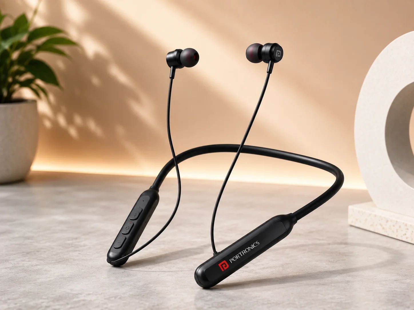 Portronics Wireless Bluetooth Neckband Earphones for Corporate Gifting