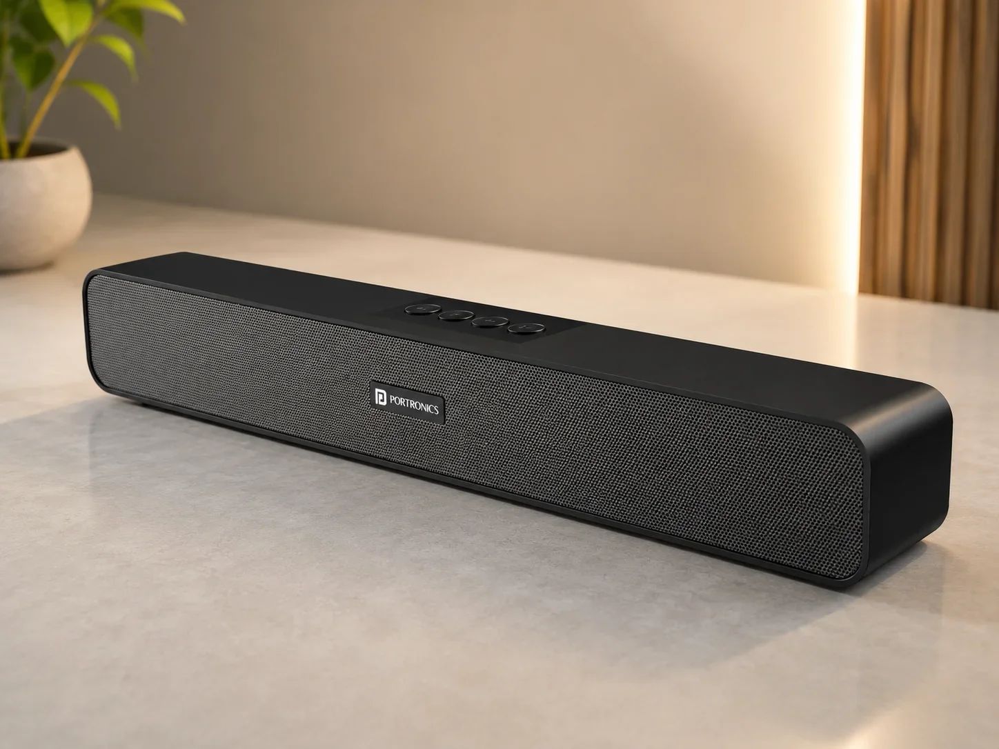 Portronics Compact Mini Wireless Desktop Soundbar for Corporate Gifting