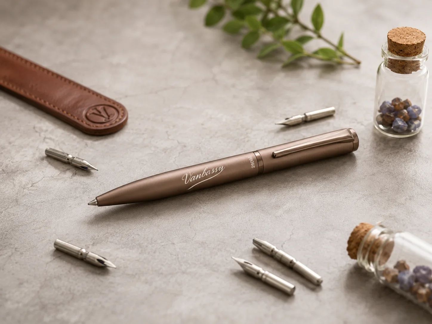 Vanbassy Sovereign Matte Metallic Bronze Executive Ballpoint Pen