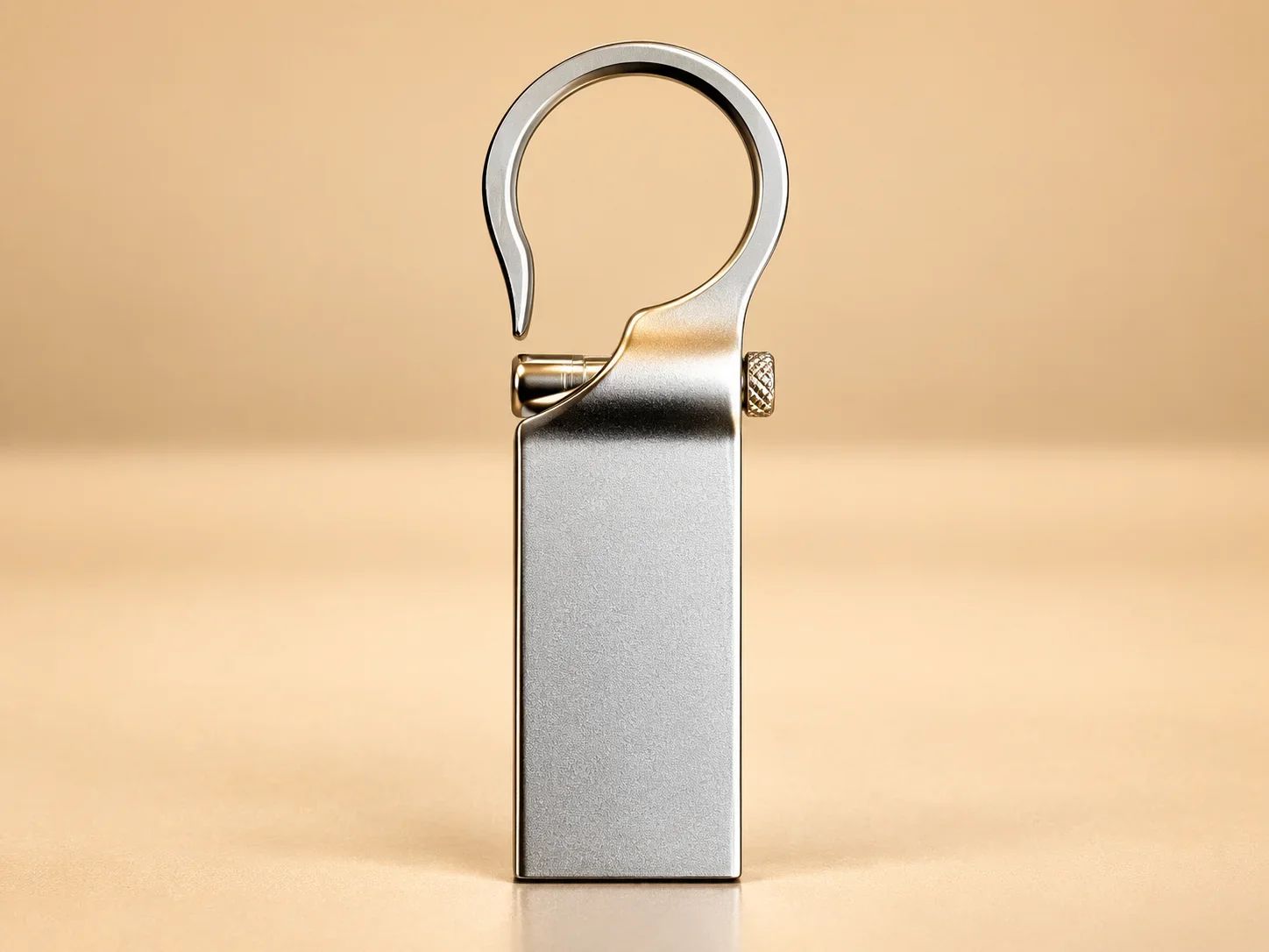 Heavy-Duty Metallic Carabiner Hook USB Flash Drive