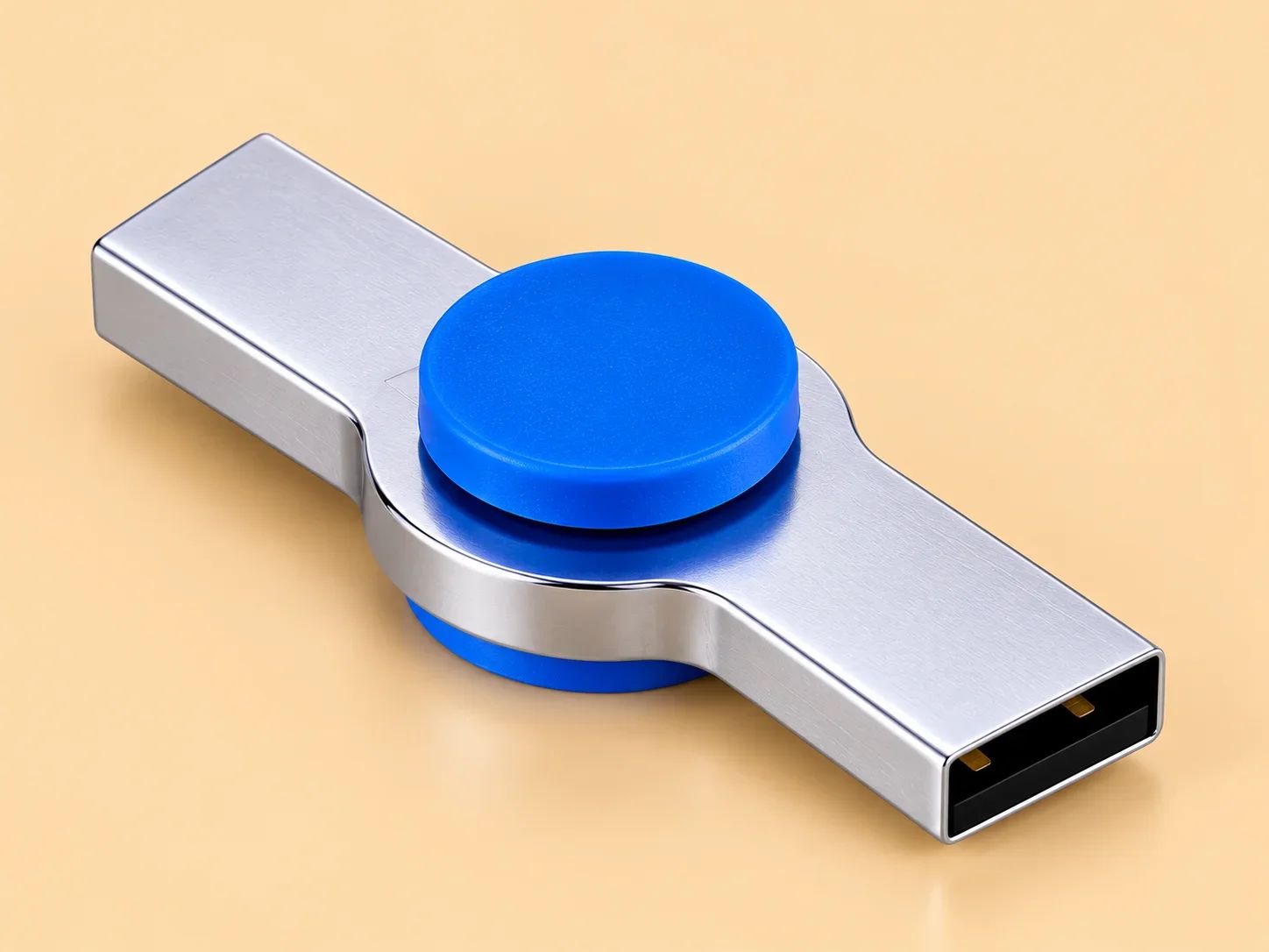 Fidget Spinner Metal Swivel USB Flash Drive