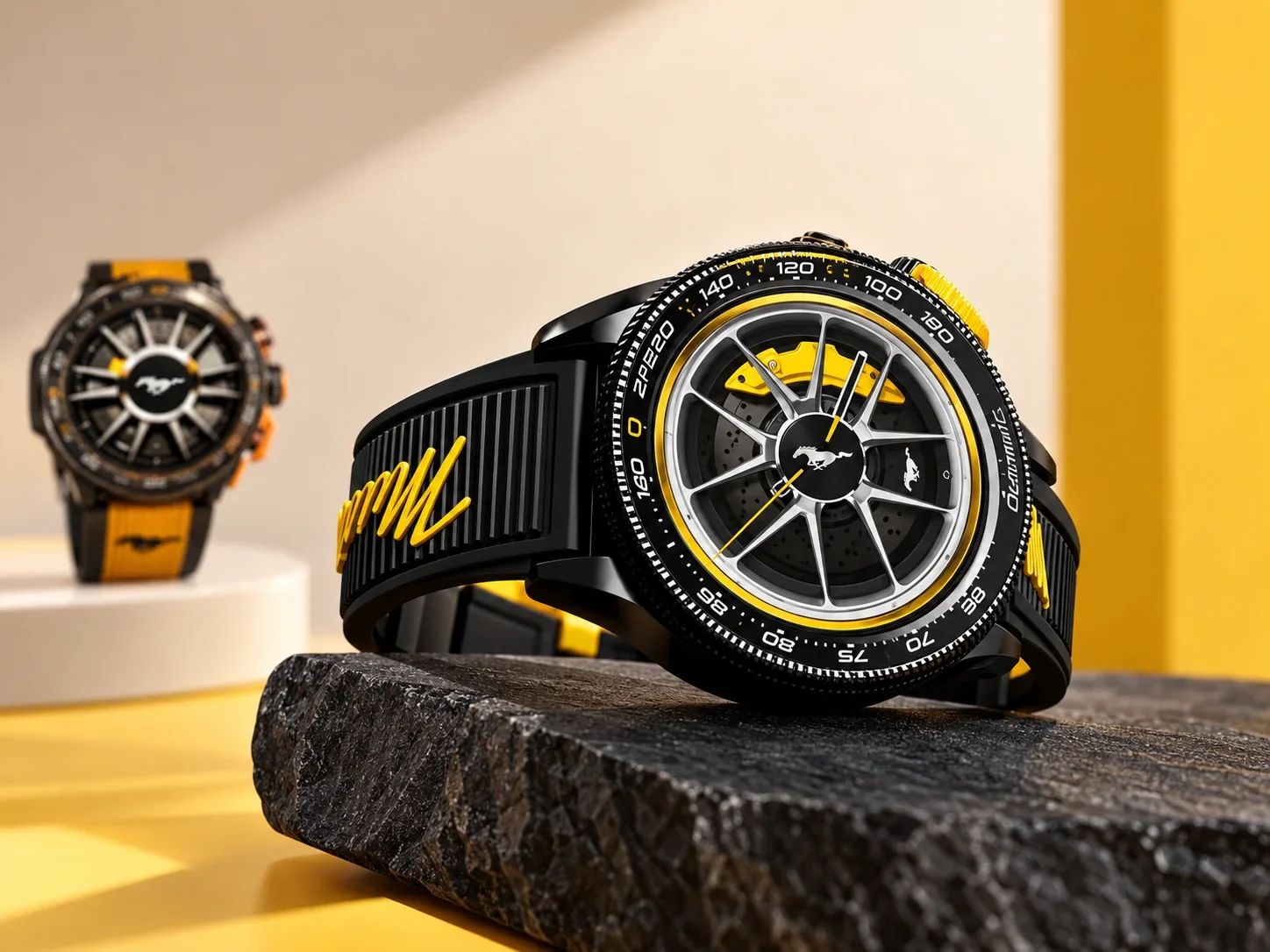 GoBoult Mustang Torq Smartwatch – Bumblebee Yellow Edition