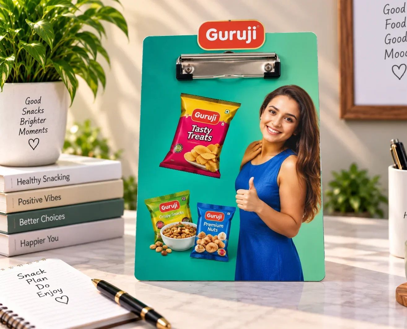 Custom Printed Desktop Clipboard Display Stand
