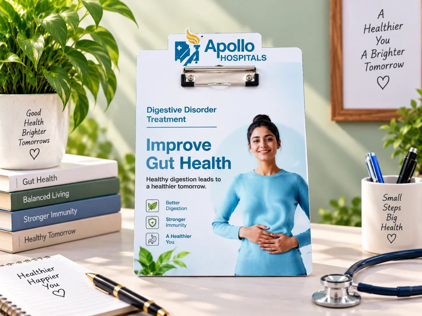 Branded Medical Clipboard Standee
