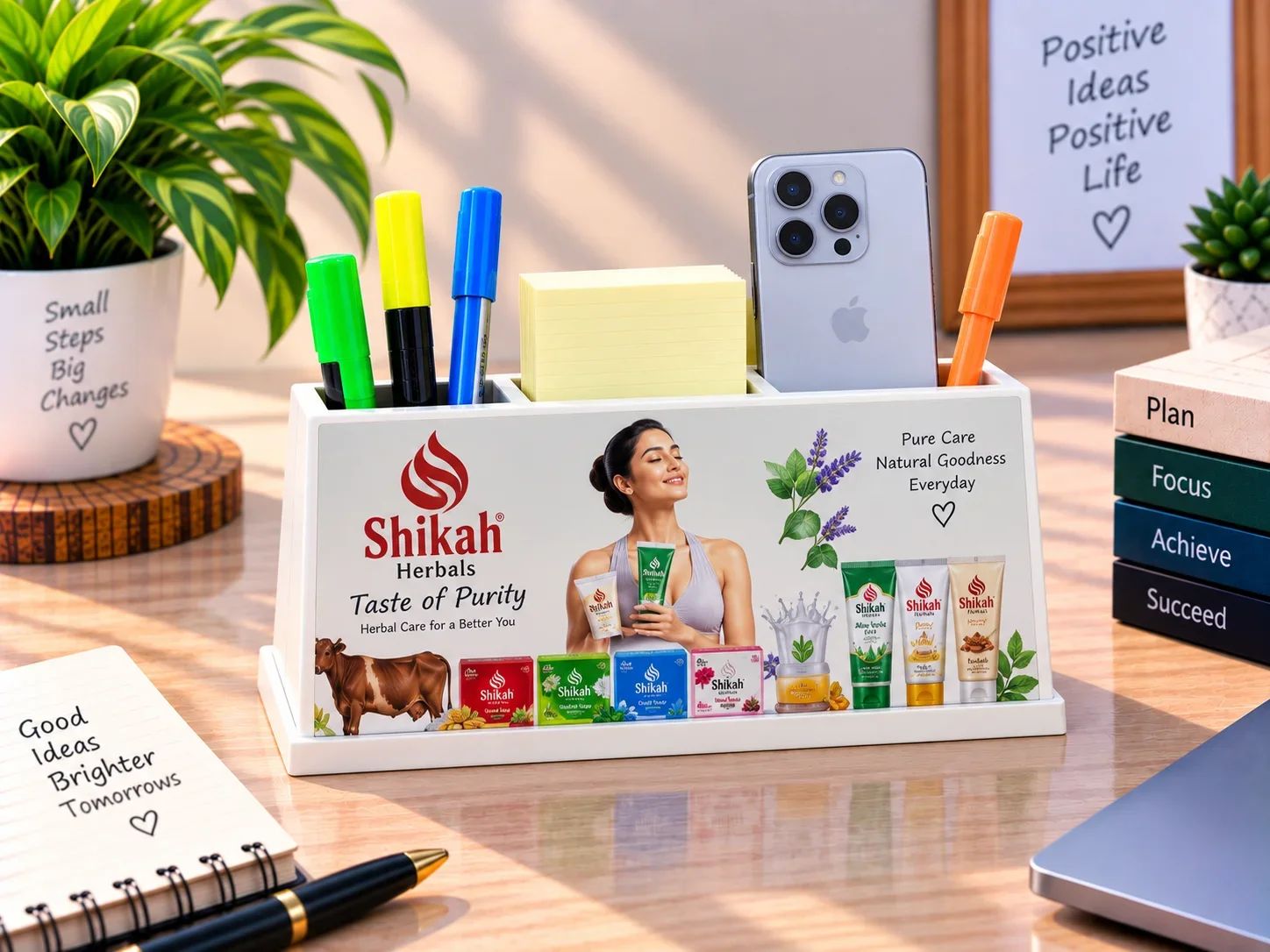 Shikah Herbals Multi-Slot Desktop Pen Stand