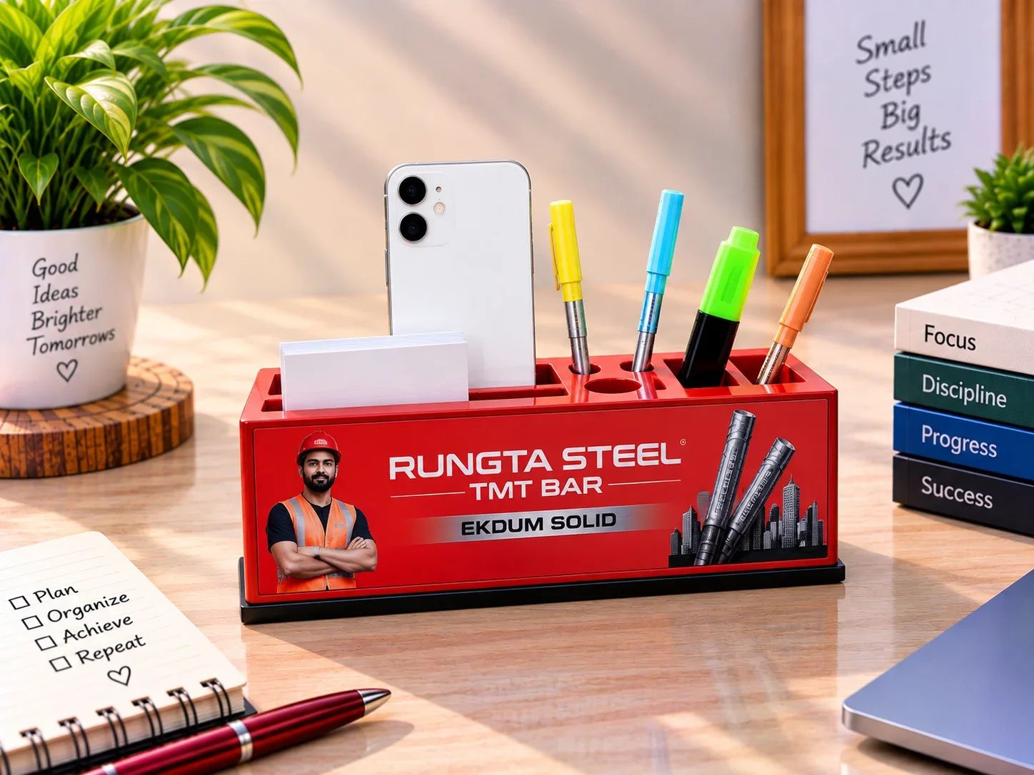 Rungta Steel Custom Desktop Desk Organizer