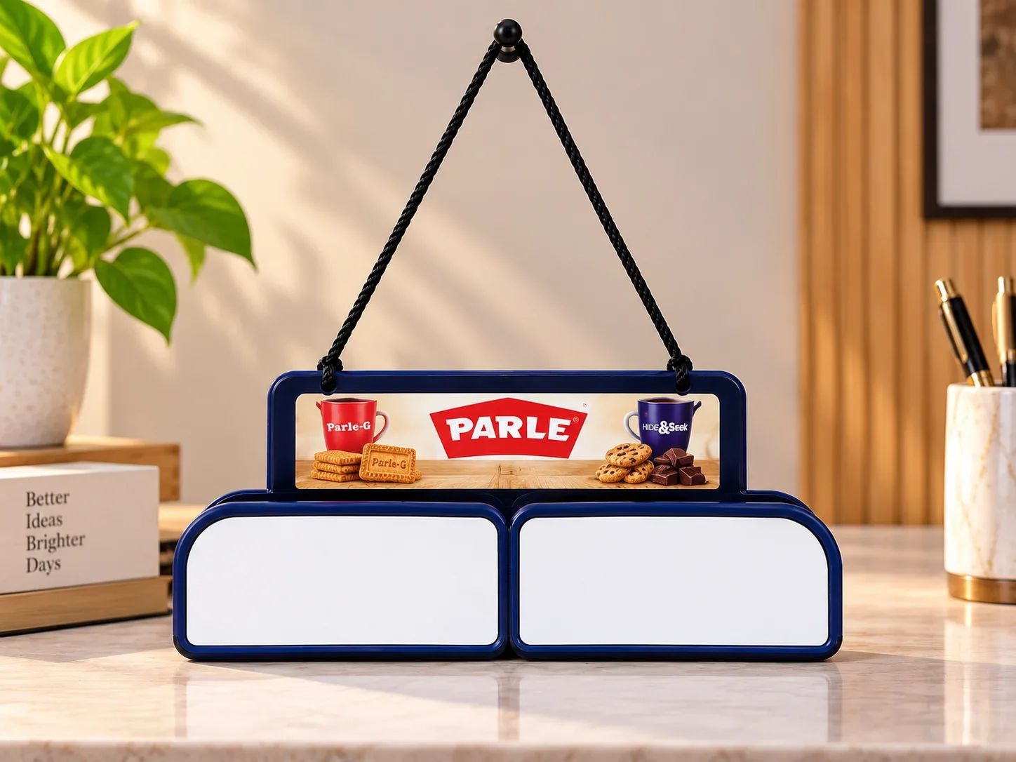 Royal Blue Hanging Desktop Utility Organizer & Display Holder